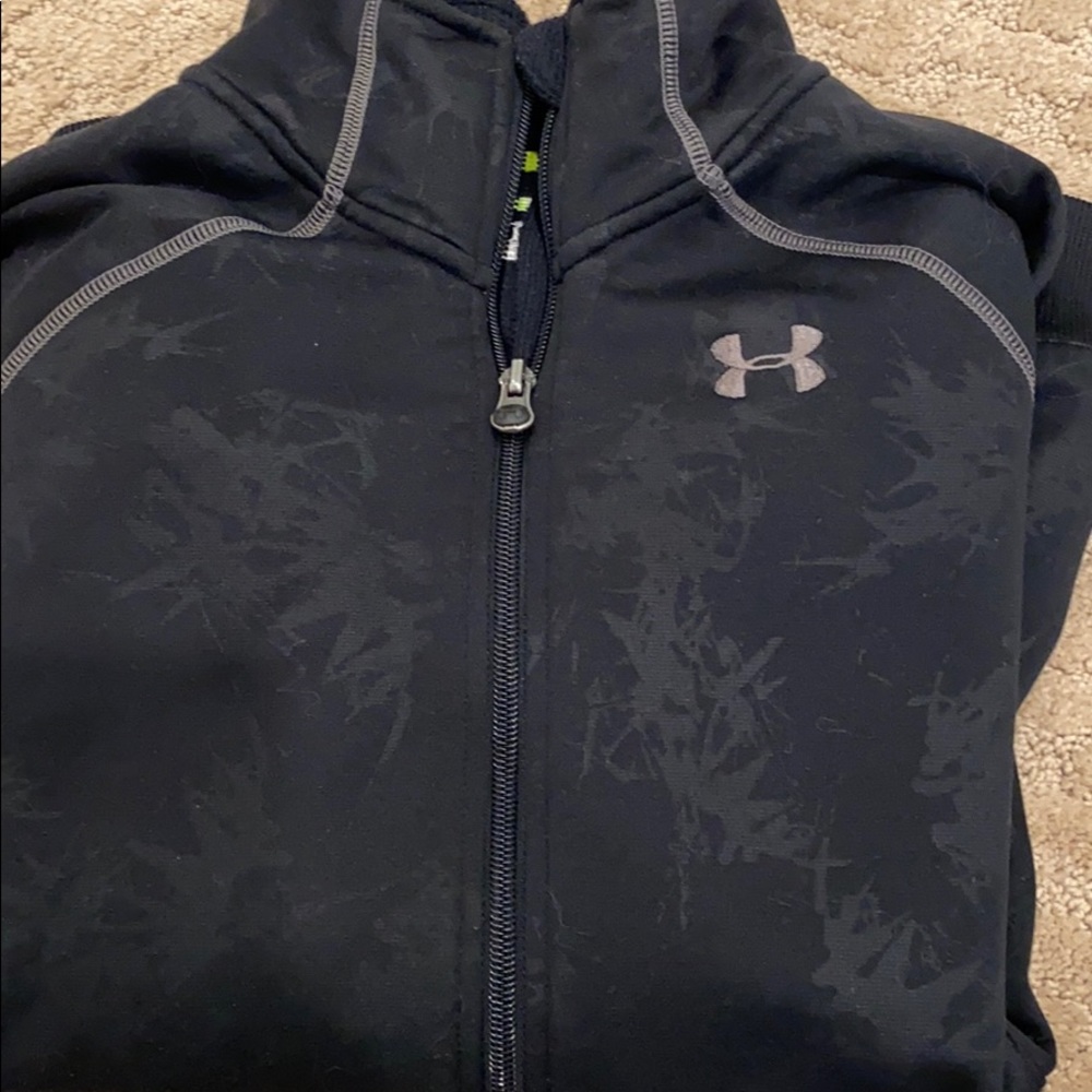 Under Armour Men’s Velocity SM Zip Up - Black